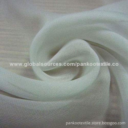 15D+15D Poly ITY Chiffon Fabric with 41gsm for Ladies' Dresses